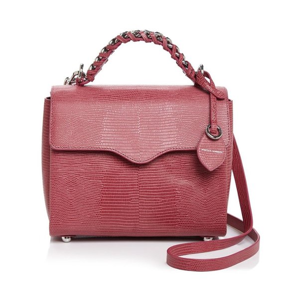🎁 Rebecca Minkoff Chain Leather Satchel